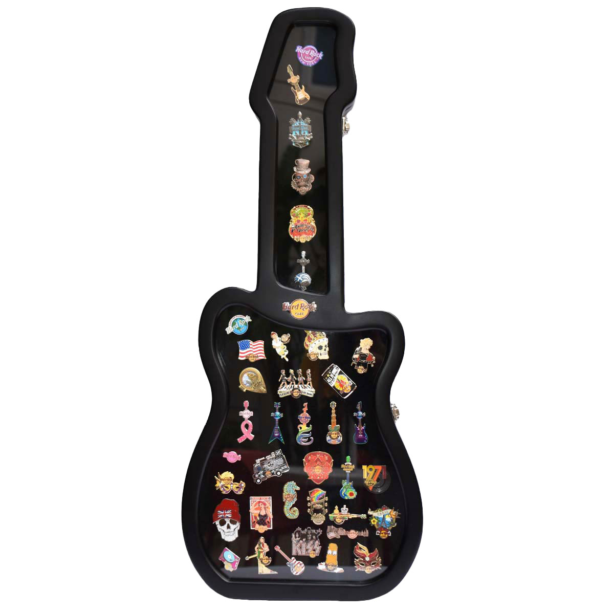 Guitar Shaped Pin Display Case image number 5