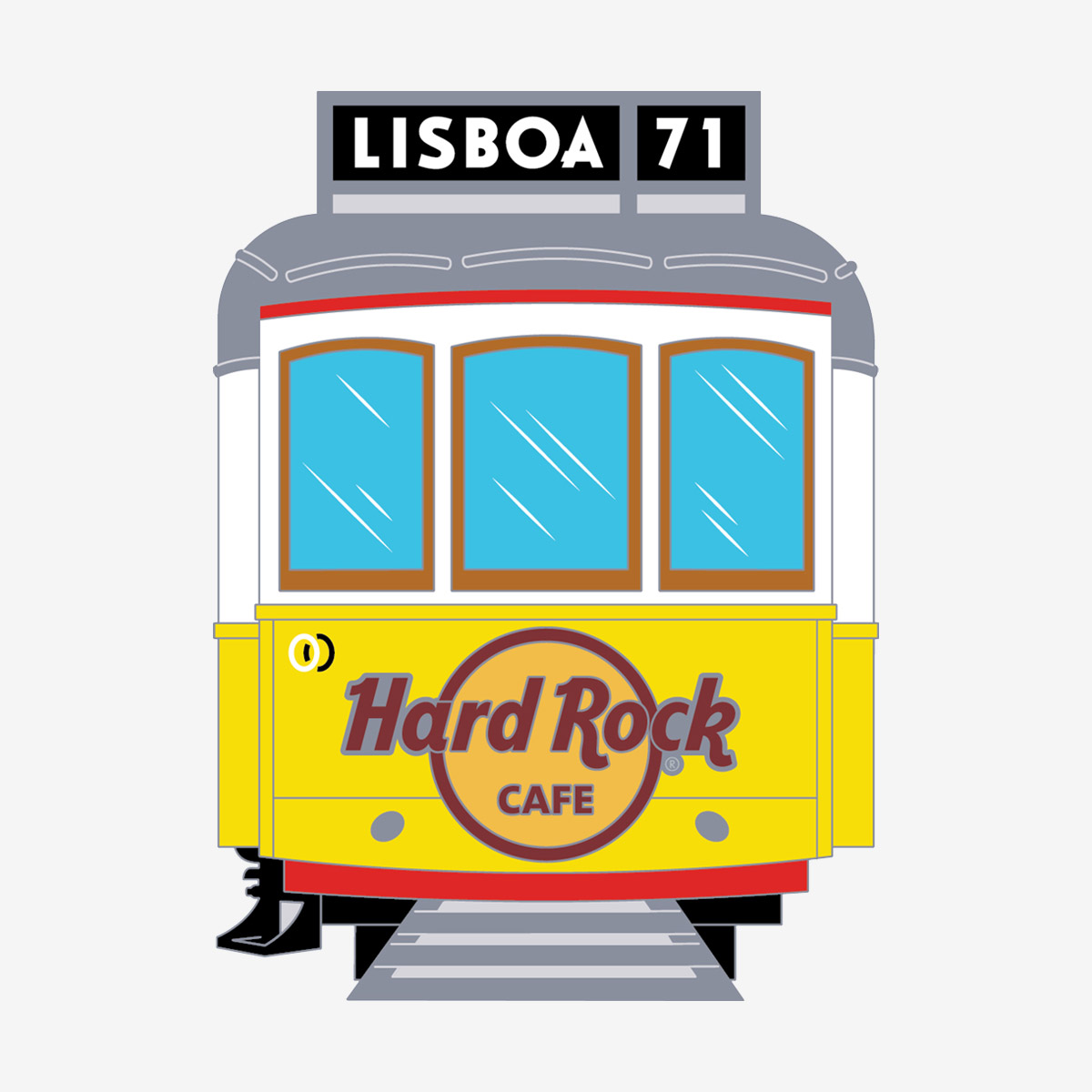 Limited Edition  Lisbon Tram Pin image number 1