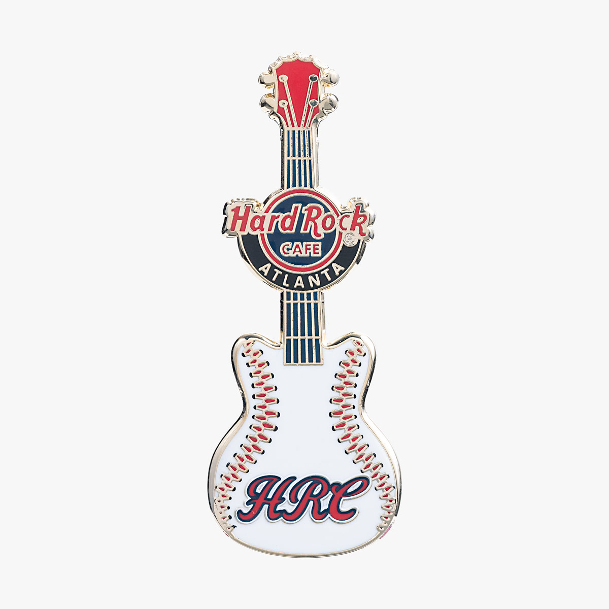 Limited Edition Atlanta Baseball Guitar Pin image number 1